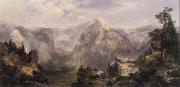 Thomas Moran Half Dome,Yosemite oil painting picture wholesale